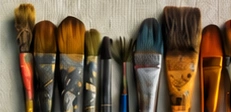 A collection of paint brushes